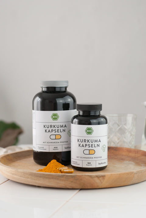 Eine praktische Alternative – Curcuma Kapseln mit Pfeffer - bioKontor