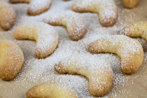 Glutenfreie Vanillekipferl ohne Mehl - bioKontor