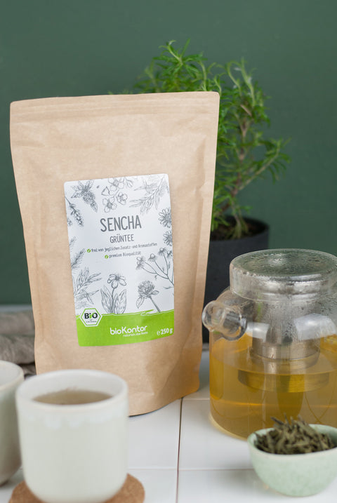 Sencha Tee Zubereitung - bioKontor