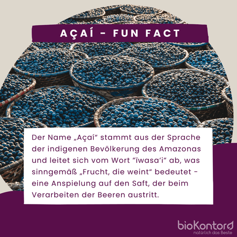 Fun Fact zur Namensherkunft von Acai