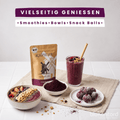 Rezeptideen für Acaipulver von bioKontor - für Smoothies, Bowls oder Snack Balls