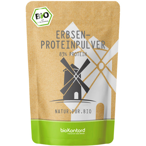 Bio Erbsenprotein Pulver mit 83 % Protein von bioKontor