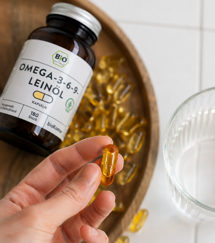 Bio Leinöl Kapseln - vegan