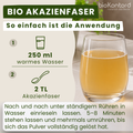 Tipp zur Zubereitung von Ballaststoffpulver Akazienfaser von bioKontor