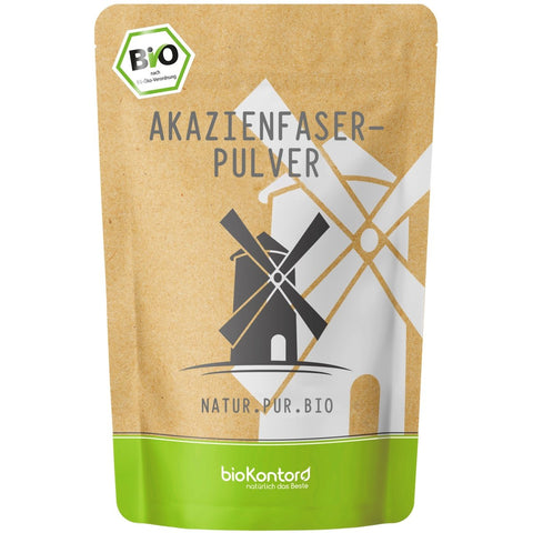 Bio Akazienfaserpulver Verpackung Kraftpapierbeutel von bioKontor