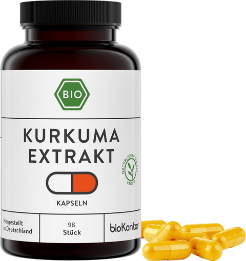 Bio Kurkuma Extrakt Kapseln - vegan - bioKontor