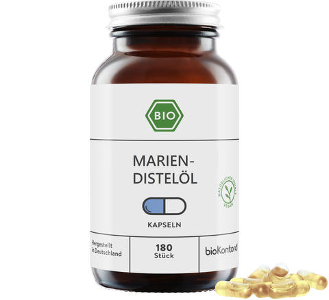 Bio Mariendistelöl Kapseln - vegan - bioKontor
