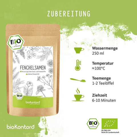 bio Fenchelsamentee von biokontor - Zubereitungsvorschlag