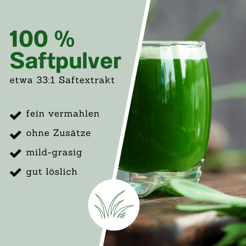 bio Gerstengrassaftpulver - Produkteigenschaften