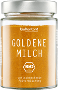 bio Goldene Milch wohlschmeckende Pulvermischung von bioKontor - Produktvorschau im 150-Gramm-Glas