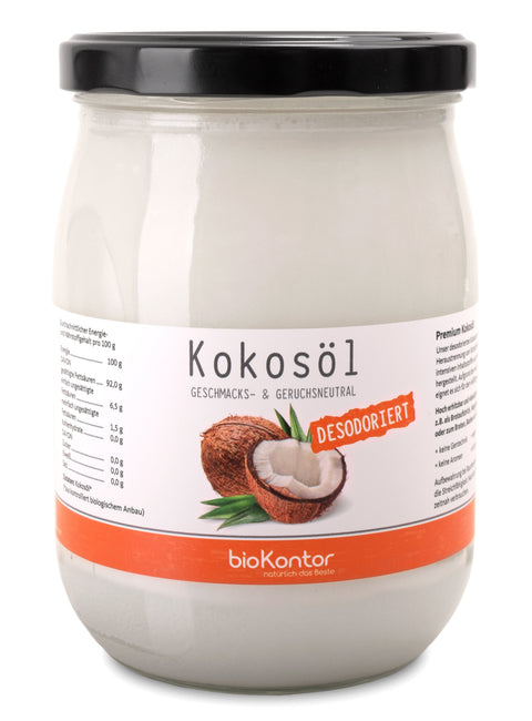 Kokosöl mild 1000 ml - desodoriert BIO - bioKontor