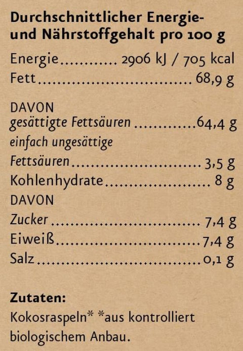 Kokosraspeln BIO 300 g - bioKontor