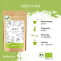 Zubereitung von bio Salbeit Tee von biokontor - Zubereitungsempfehlung